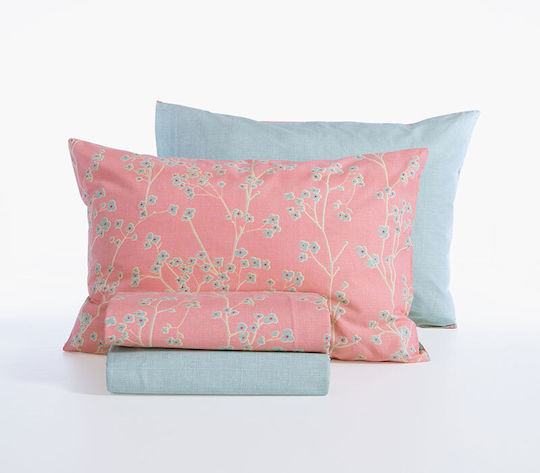 Nef-Nef Homeware Floriva Single Bed Sheets Set 170x270cm 3 Pieces