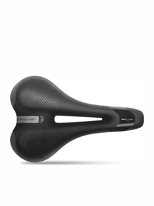 Sportourer Σέλα Ποδηλάτου Μαύρη με Gel 265 x 170 mm