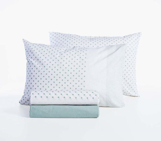 Nef-Nef Homeware Donter Σετ Σεντόνια Υπέρδιπλα με Λάστιχο 160x200+35εκ. 4 (4τμχ)
