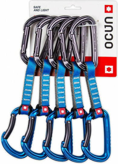 Ocun Falcon QD Carabiner Sets 5pcs Blue