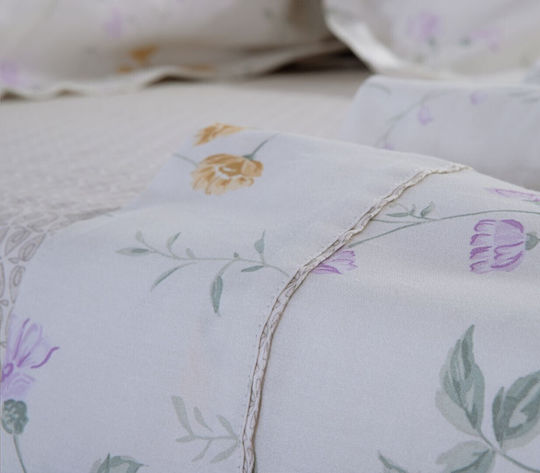 Nef-Nef Homeware Rozaria Σετ Σεντόνια Υπέρδιπλα 240x270εκ. 4 (4τμχ)
