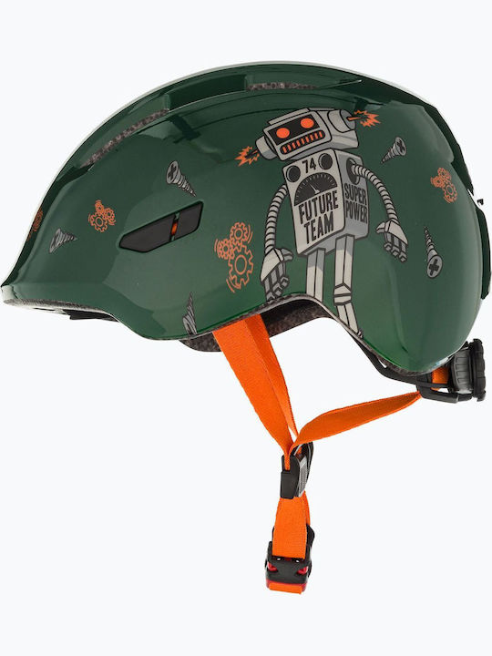Abus Smiley 3.0 Kids' Helmet for City Bike Green with MIPS Protection