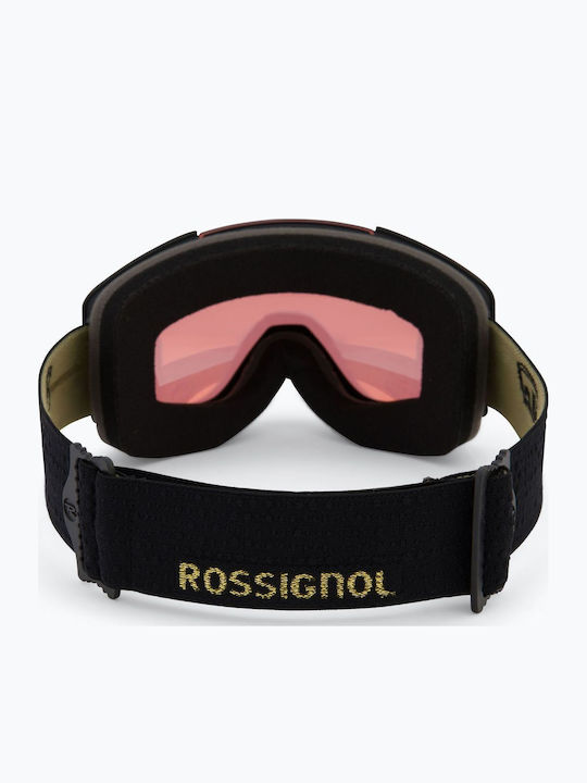 Rossignol Airis Sonar Ski- und Snowboardbrillen Erwachsene Schwarze mit Spiegelobjektiv