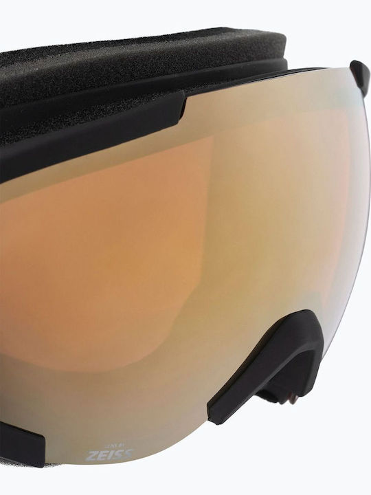 Rossignol Airis Sonar Ski- und Snowboardbrillen Erwachsene Schwarze mit Spiegelobjektiv