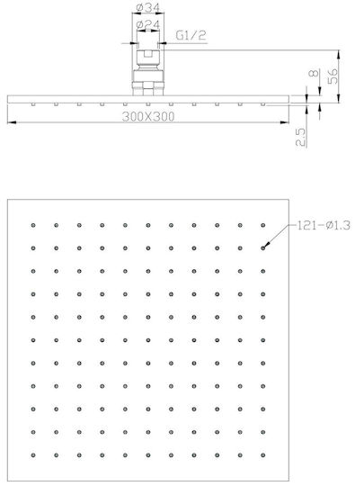 Omnires Showerhead