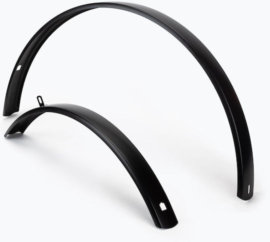 Bicycle Mudguard Edge Al 56 Black 28" Set