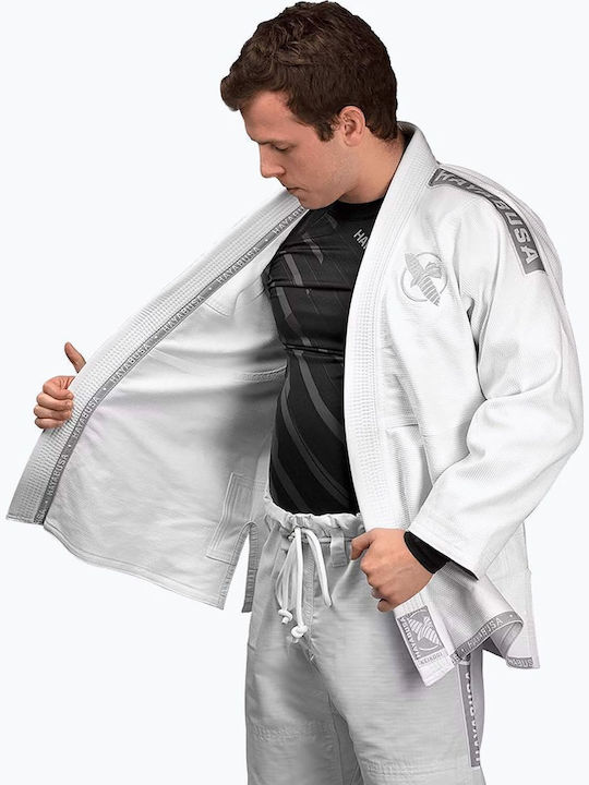 Hayabusa Uniformă Ușoară Pentru Bărbați Jiu Jitsu Albă