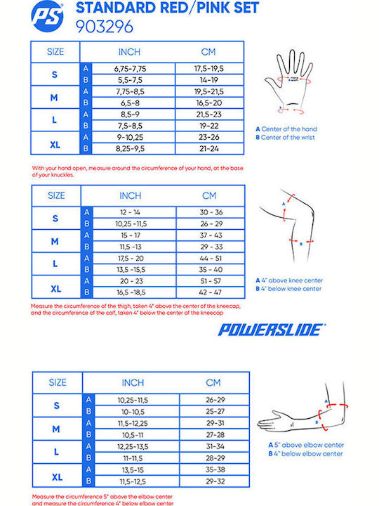 Powerslide Standard Helmets for Rollers Red