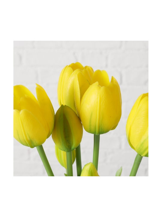 Buchet Lalele Artificiale 7 Bucăți Galbene