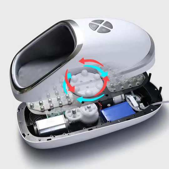 Portable Electric Foot Massage Device Heating 3 Different Programs White