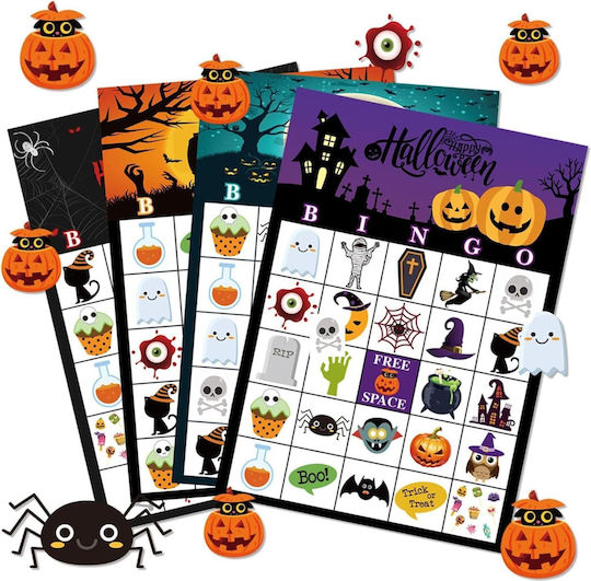 Joc De Bingo Halloween Set Cadou Pentru Copii 36 Bucăți Zi De Naștere