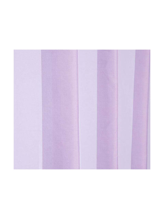 Nef-Nef Homeware Vertia Denim Κουρτίνα Μπάνιου 180x200cm Denim