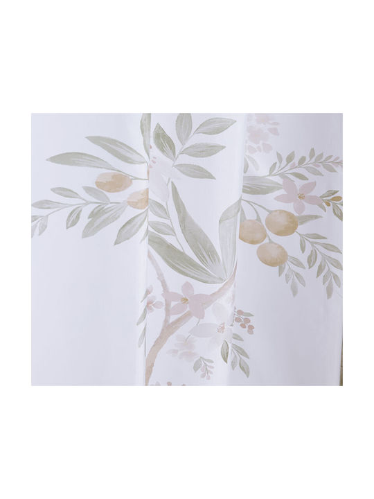 Nef-Nef Homeware Dreamel Shower Curtain 180x180cm Ecru