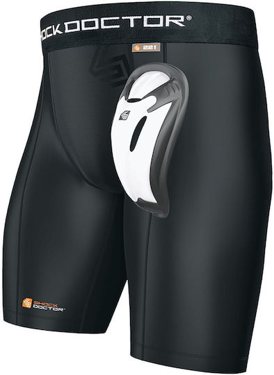 Shock Doctor Core Compression Short Bioflex Cross Protection Schwarz Medium