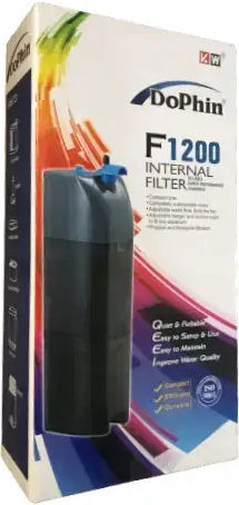 Dophin Internal Filter 6W for Aquariums up to 120lt with Performance 580lt/h