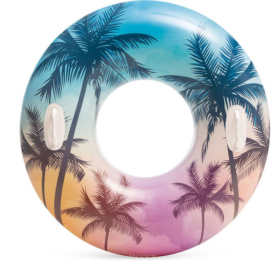 Intex Tropical Tube Παιδικό Σωσίβιο Κουλούρα με Διάμετρο 97εκ. Λευκό Tropical