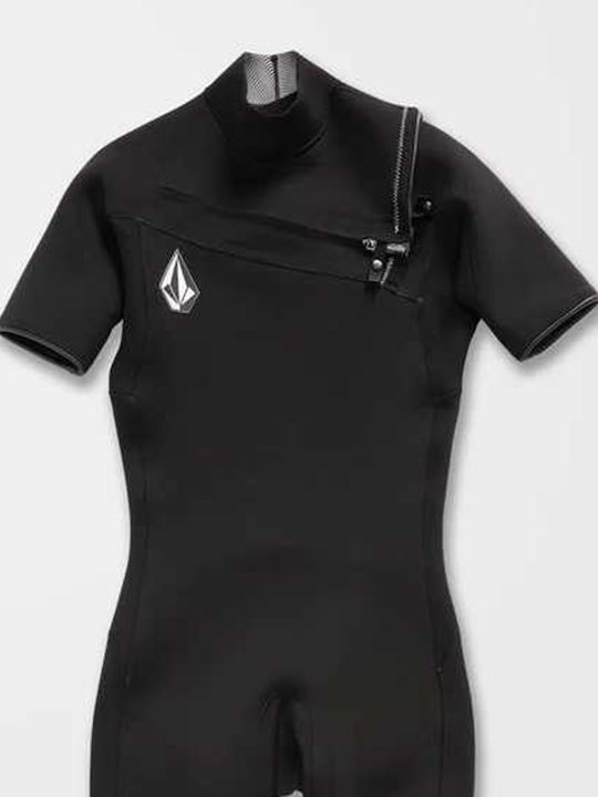 Volcom Μονοσόρτς Κατάδυσης με Φερμουάρ Μαύρο
