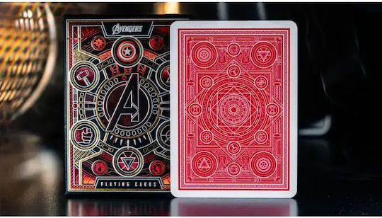 Avengers Infinity Saga Spielkarten Rote Version