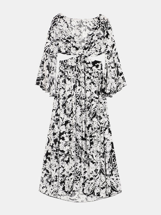 Rock Club Damenbademode Mehrfarbiges Kleid Maxilänge