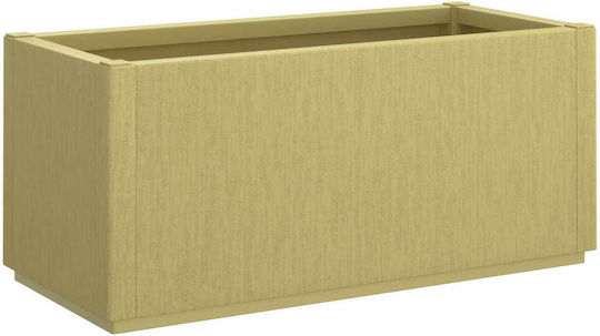 vidaXL Garten Pflanzgefäß Kunststoff Grün 80x36x35cm