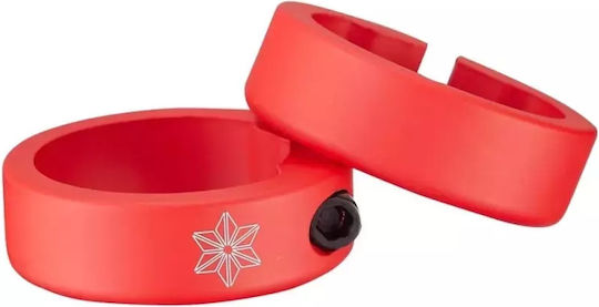 Supacaz Grizips Lock On Rote Fahrradlenkergriffe
