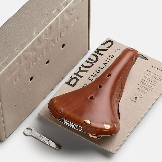 Brooks England Седло За Велосипед Кафяво 275 x 175 мм