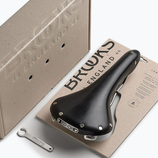 Brooks England Swallow B15 Schwarzer Fahrradsattel