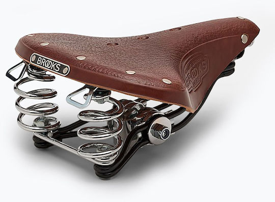 Brooks England B66 Късо Кафяво Седло За Велосипед