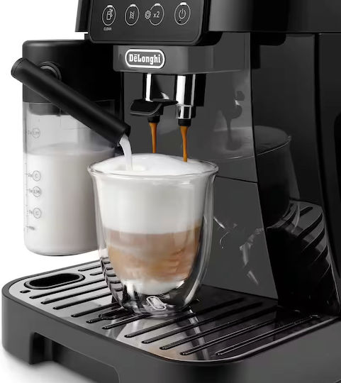 De'Longhi Magnifica Start Αυτόματη Μηχανή Espresso 1450W Πίεσης 15bar με Μύλο Άλεσης Μαύρη ECAM222.60.BG