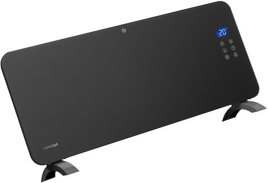 Concept Конвектор Подов 2000W с Електронен Термостат и WiFi 92x38см Сив