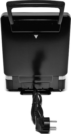 MPM Βαφλιέρα για Ορθογώνιες Βάφλες 2 Θέσεων 1400W