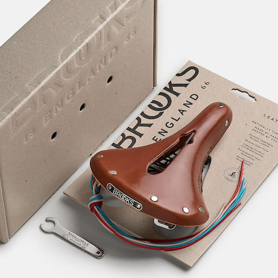 Brooks England B17 Carved Късо Медено Седло За Велосипед