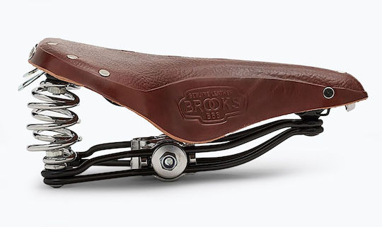 Brooks England B66 Кафяво Седло За Велосипед
