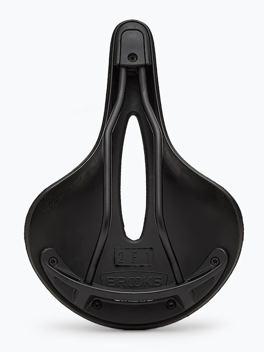 Brooks England C19 Carved Black Bicycle Saddle