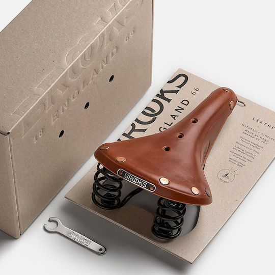Brooks England Седло За Велосипед Кафяво 275 x 175 мм