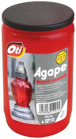 Candle Reserve Duration 2.5 Days Agape Red Oti131294