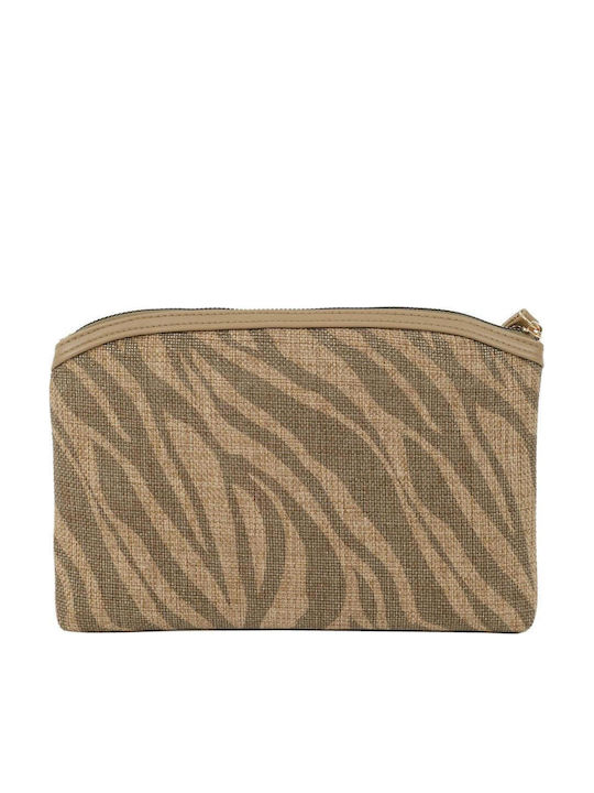 Women's Beige Clutch