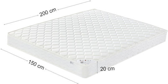 Saltea Ortopedică Dublă Față-Verso 150x200x20cm cu Arcuri