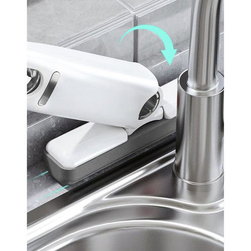 Zola Mop Multifuncțional Portabil Mini 2 Accesorii Funcție Stoarcere Absorbant Mâner Ergonomic 29 X 14.5 X 4 Cm