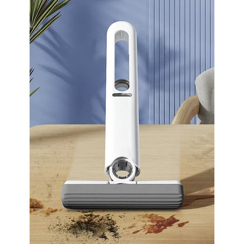 Zola Mop Multifuncțional Portabil Mini 2 Accesorii Funcție Stoarcere Absorbant Mâner Ergonomic 29 X 14.5 X 4 Cm