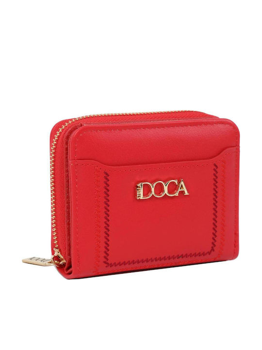 Doca Damenbrieftasche Rot Doca Damenbrieftasche Rot