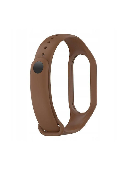 Silicone Strap Brown Mi Smart Band 5/Mi Smart Band 6