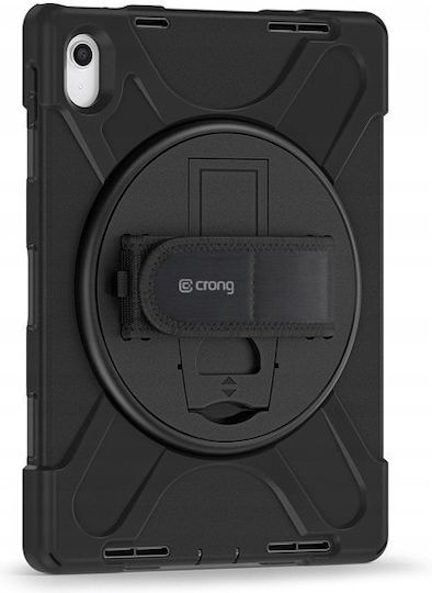 Crong Defender Plus – Husă Rezistentă iPad 11" A16 2025 10,9" 2022 Neagră
