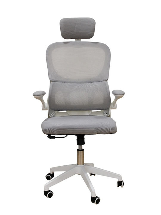 Καρέκλα Γραφείου με Ρυθμιζόμενα Μπράτσα White/grey A9935 Zita Plus Καρέκλα Γραφείου με Ρυθμιζόμενα Μπράτσα White/grey A9935 Zita Plus