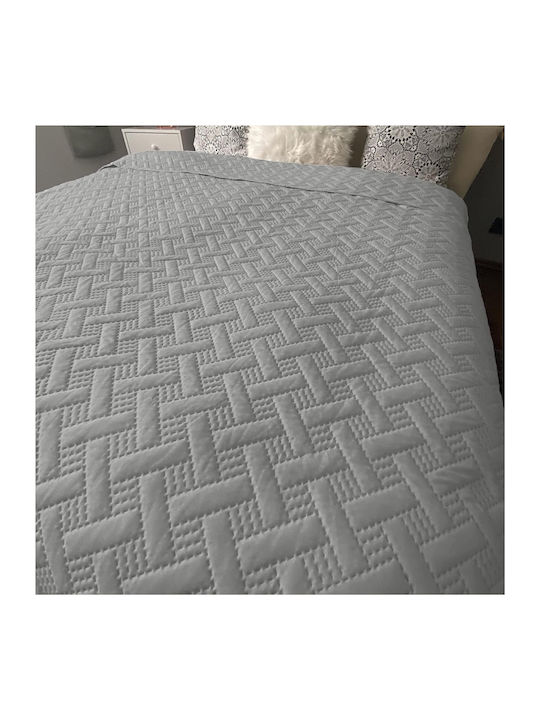 Homelevel Κουβερλί Μονό Gray 170x220cm