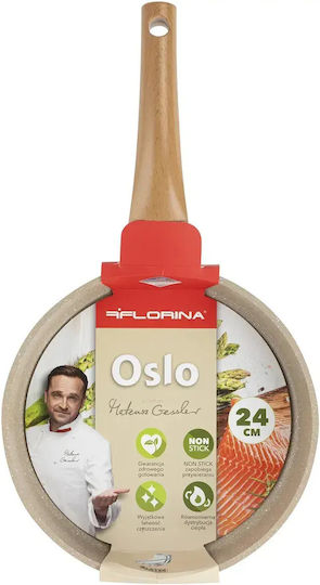 Florina Oslo Τηγάνι από Αλουμίνιο με Αντικολλητική Επίστρωση 24cm