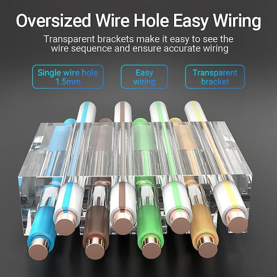 Vention Network Connectors Cat6a Utp Modular Plug Idgr0-50 50 Pack