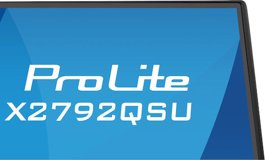 Iiyama ProLite X2792QSU-B1 IPS Monitor 27" QHD 2560x1440 με Χρόνο Απόκρισης 3ms GTG