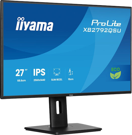 Iiyama ProLite XB2792QSU-B1 IPS Monitor 27" QHD 2560x1440 with Response Time 3ms GTG