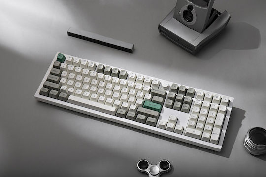 Keychron Q6 HE QMK Q6H-P1 Wireless Hall Effect Gaming Keyboard with Magnetic Switches and RGB Lighting English US Shell White
